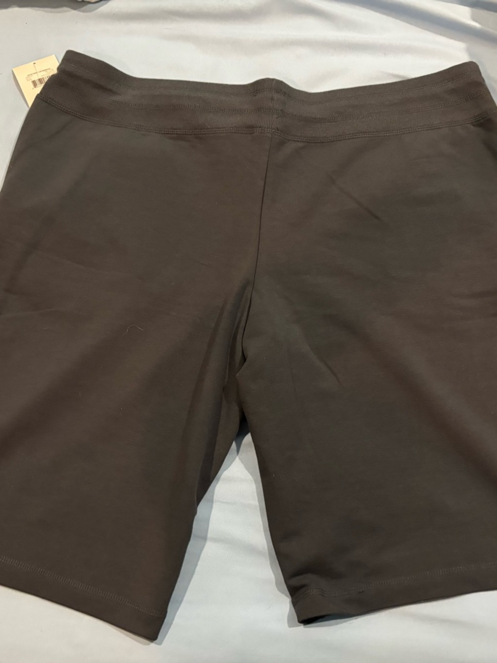 Danskin Now Grey Women's Drawstring Bermuda Shorts - Picture 2 of 6